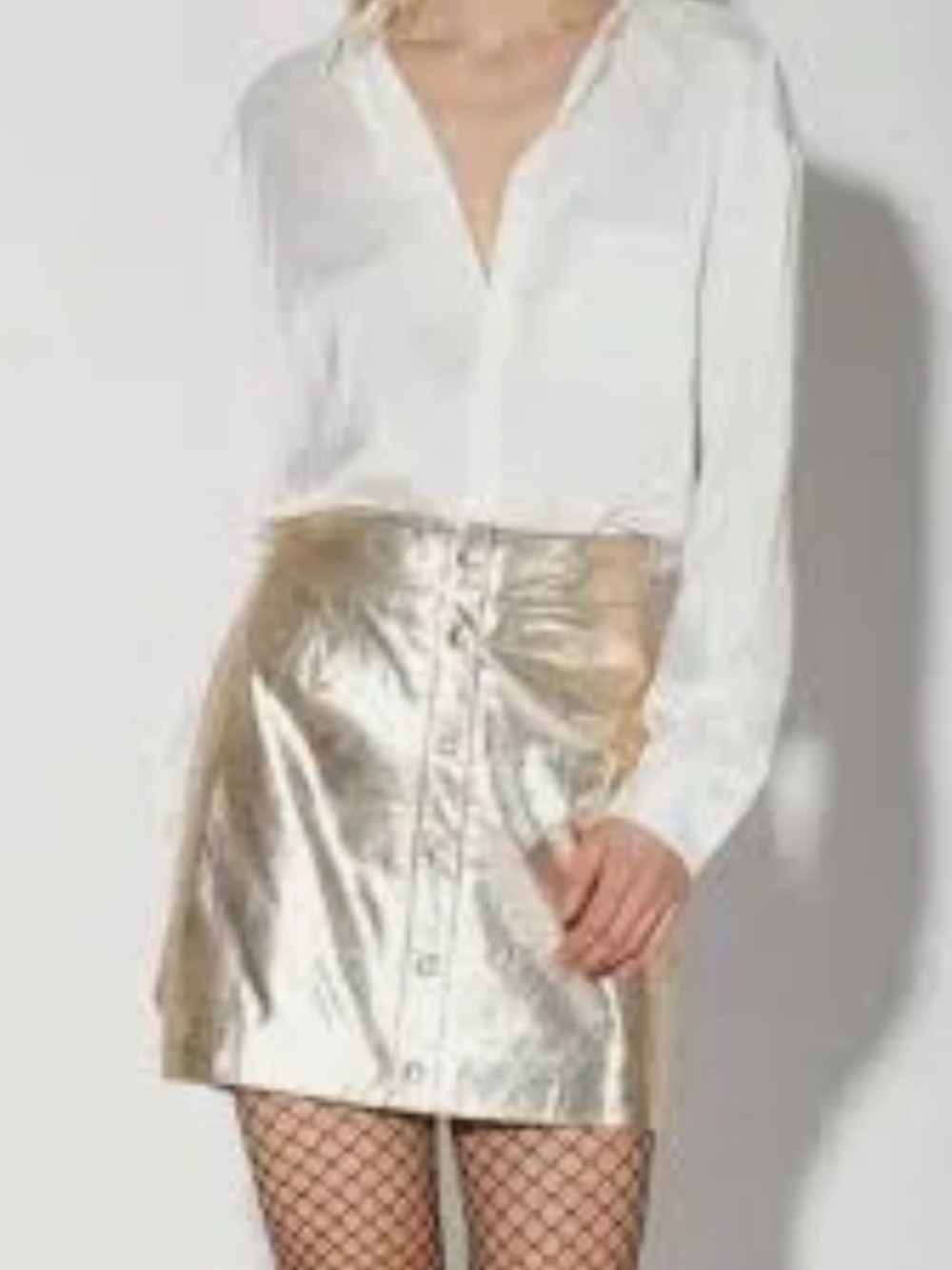 Walter Baker Amy Leather Mini Skirt